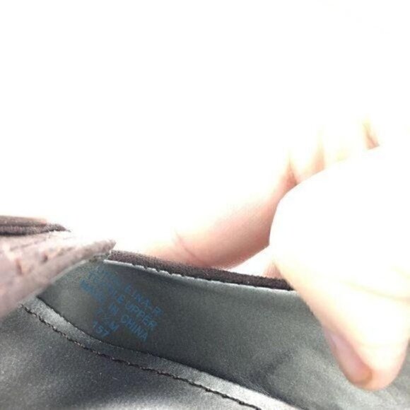 Unisa Heels Size 7.5 Chocolate Brown Buckle Loafer - Picture 9 of 9